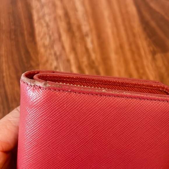 Prada Pink Wallet gold hardware - Picture 10 of 14